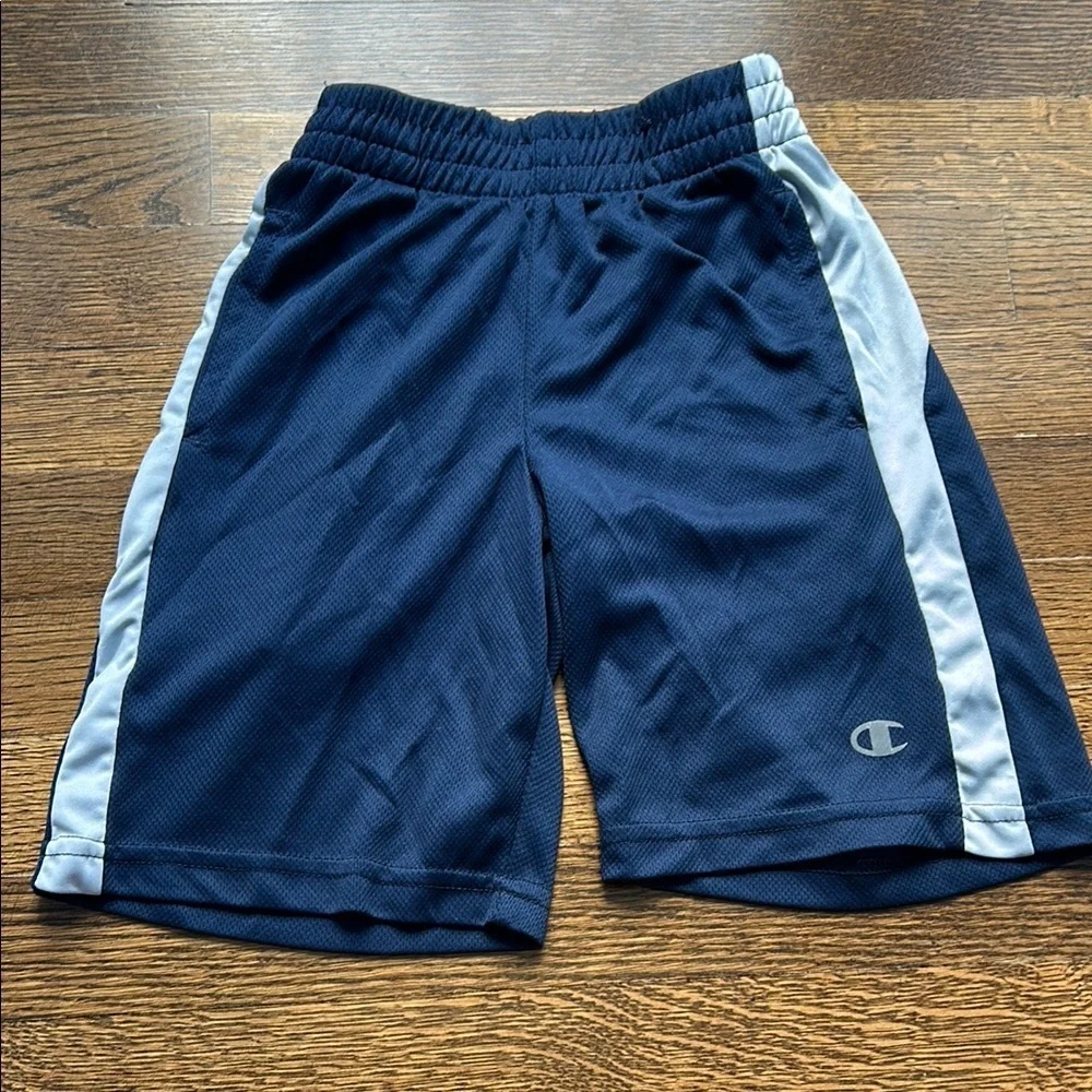OshKosh B'gosh White and Red Baseball MVP Tee and champion athletic shorts